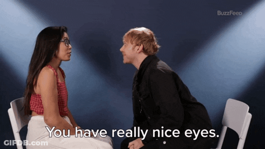 Stare Down Competition Rupert Grint GIF