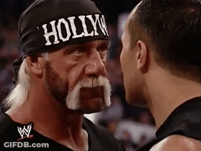 Stare Down Fierce Eyes Hulk Hogan GIF