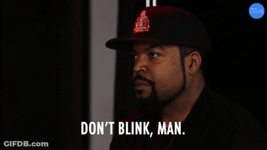 Stare Down Ice Cube Dont Blink GIF