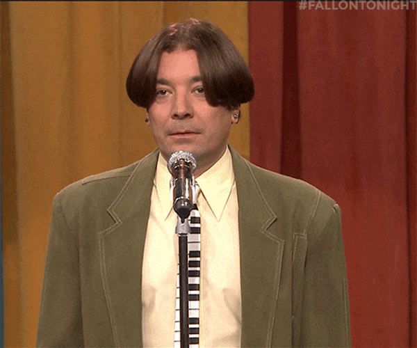 Stare Down Jimmy Fallon SNL Parody GIF