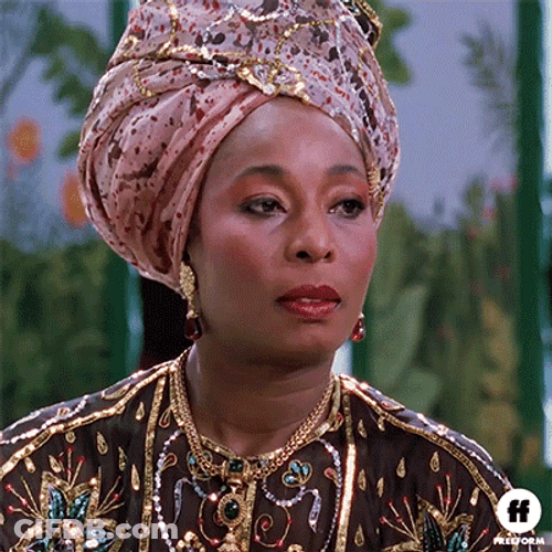 Stare Down Madge Sinclair Movie Scene GIF