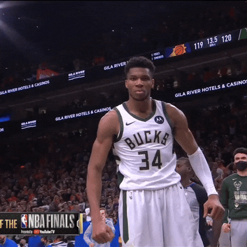 Stare Down NBA Player Giannis Antetokounmpo GIF