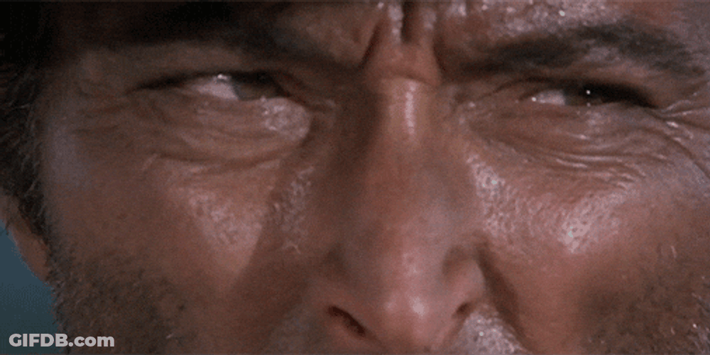 Stare Down Old Cowboys Vintage Film GIF