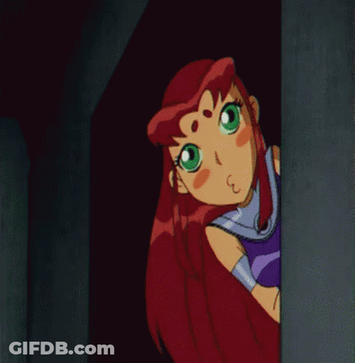 Starfire Tease Laugh GIF