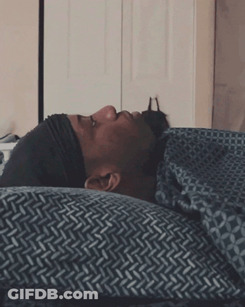 Staring Blank On Ceiling Sleeping Meme GIF