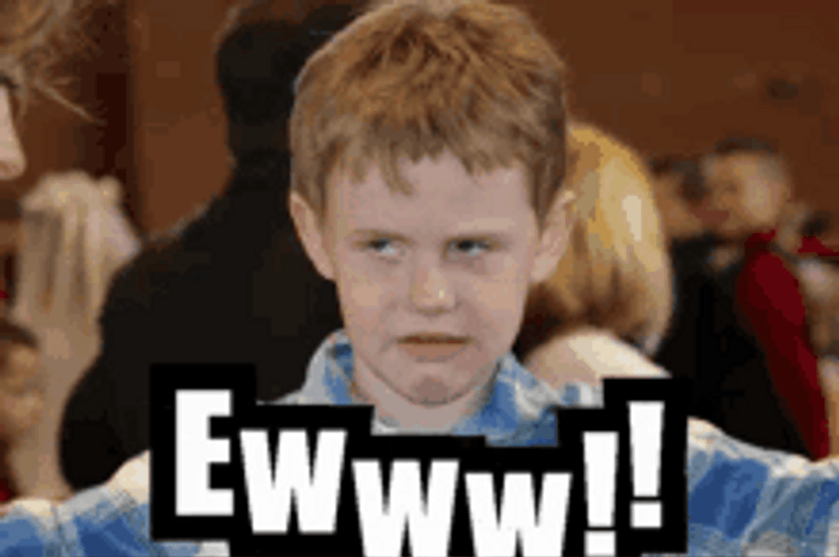 Staring Boy Eww Reaction GIF