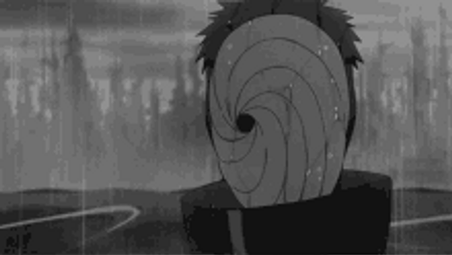 Staring Tobi Obito Uchiha GIF