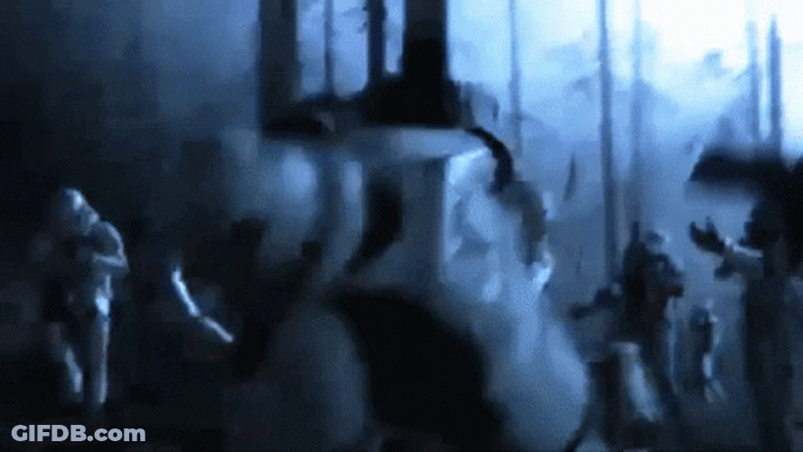 Starkiller Star Wars Disintegrate Enemies GIF