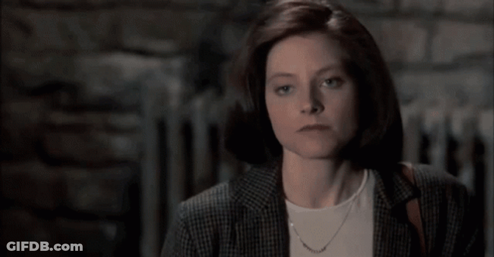 Starling Listening In Silence Of The Lambs GIF