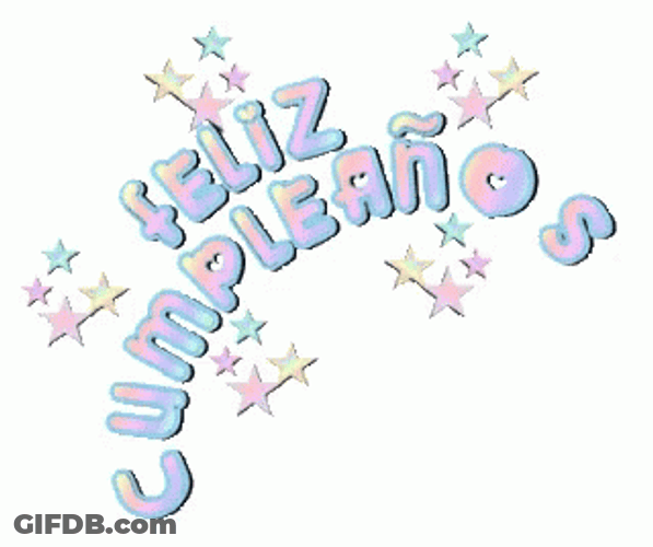 Starry Feliz Cumpleaños GIF