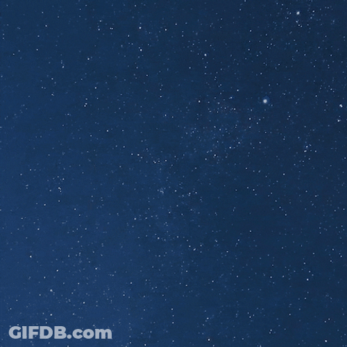 Starry Night Sky In Motion GIF