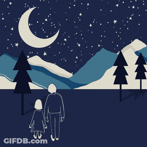 Starry Sky Night Good Evening GIF