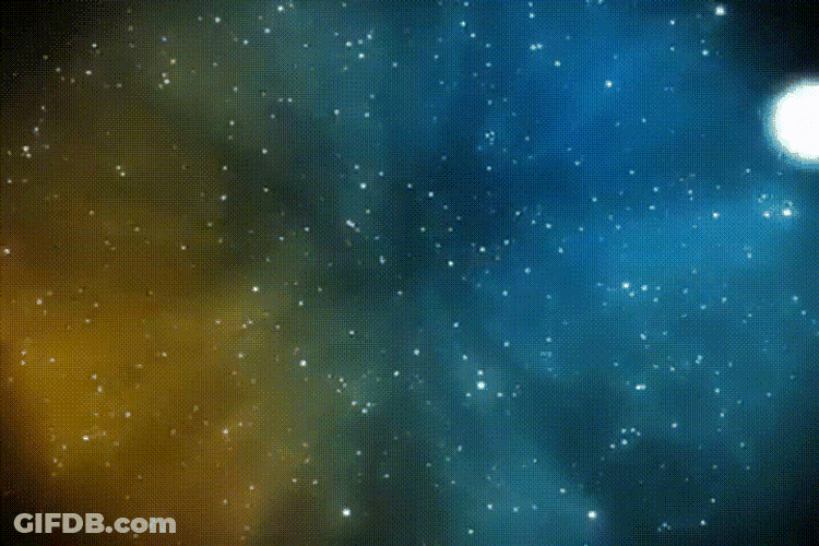 Stars Moving Forward GIF
