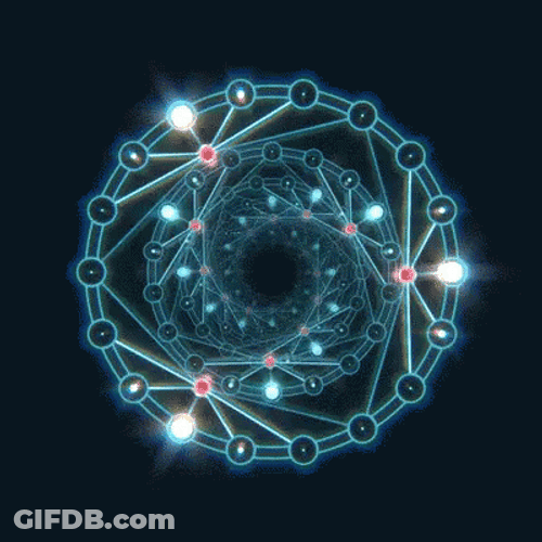 Stars Pattern Fractal GIF