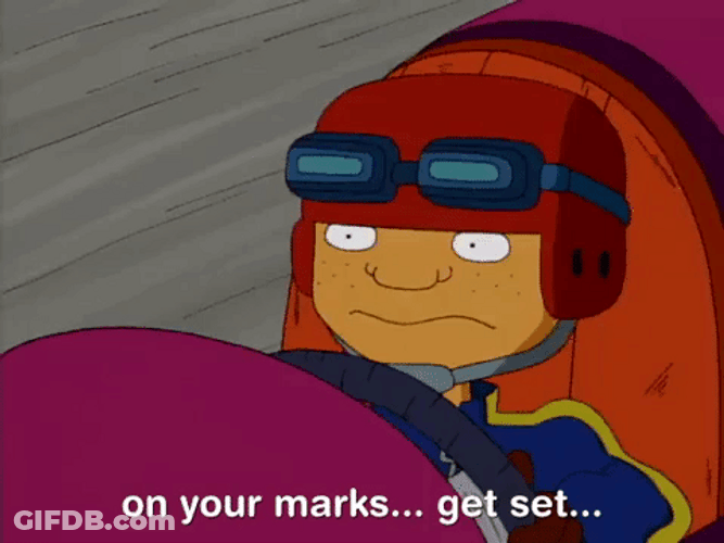 Start Engines On Your Mark Set Go GIF