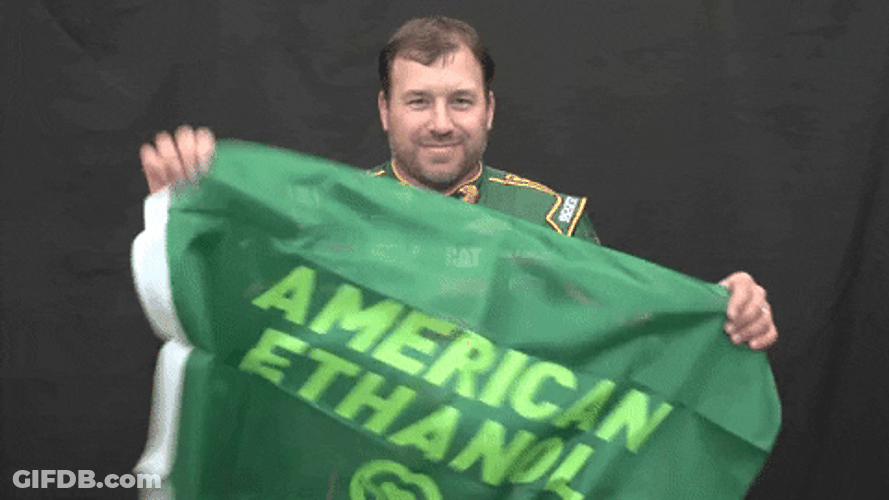 Start Your Engines American Ethanol Flag GIF