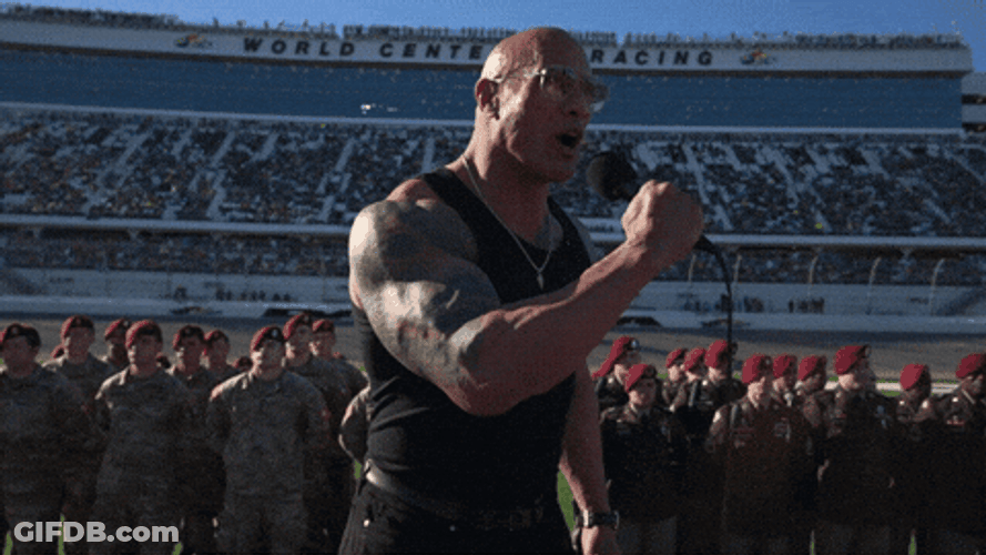 Start Your Engines Dwayne Johnson Announcement GIF