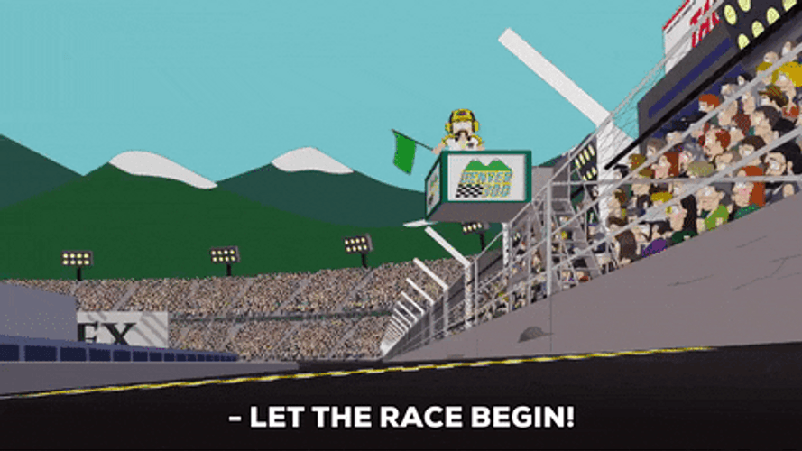 Start Your Engines Let The Race Go GIF