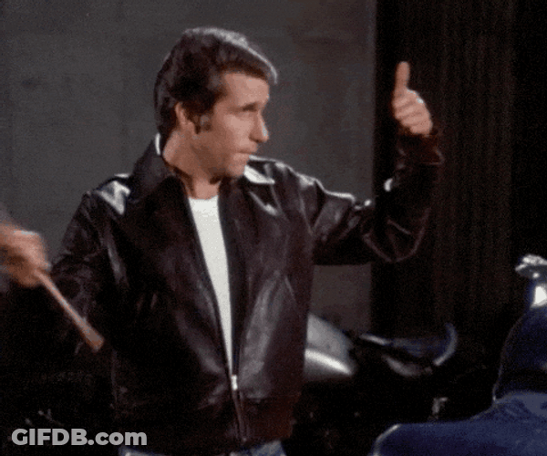 Start Your Happy Days Engines GIF