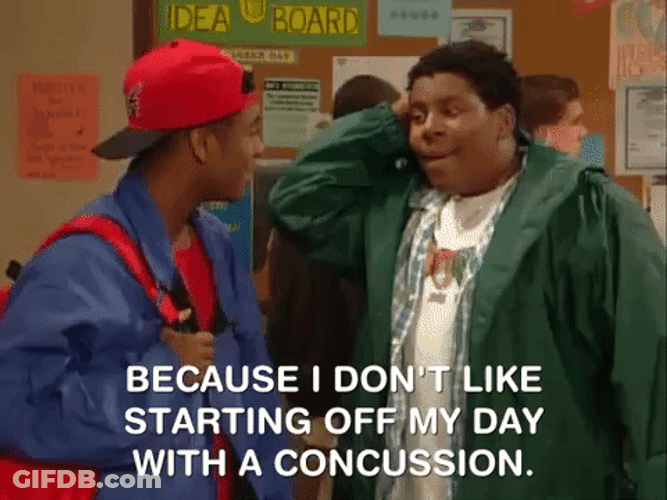 Starting Of My Day With A Concussion GIF