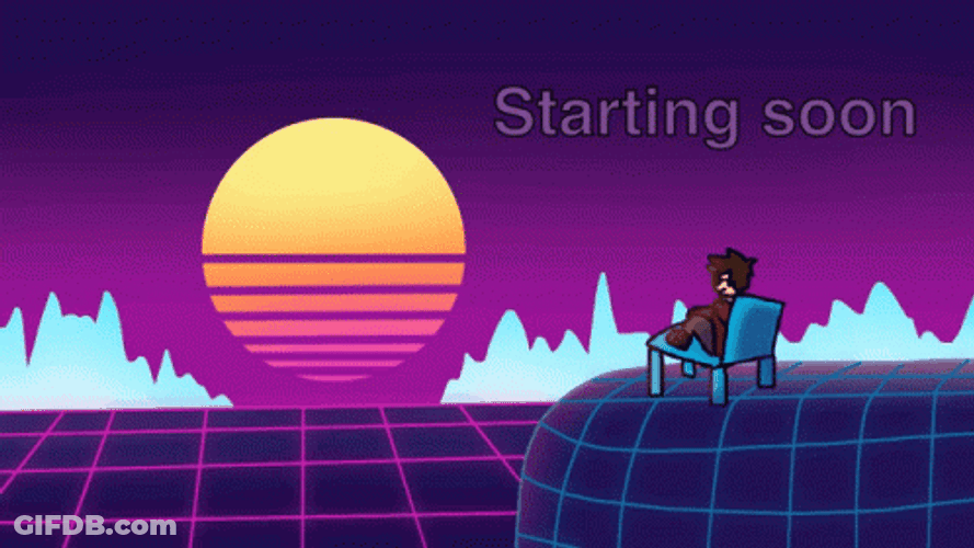 Starting Soon Beach Chilling GIF