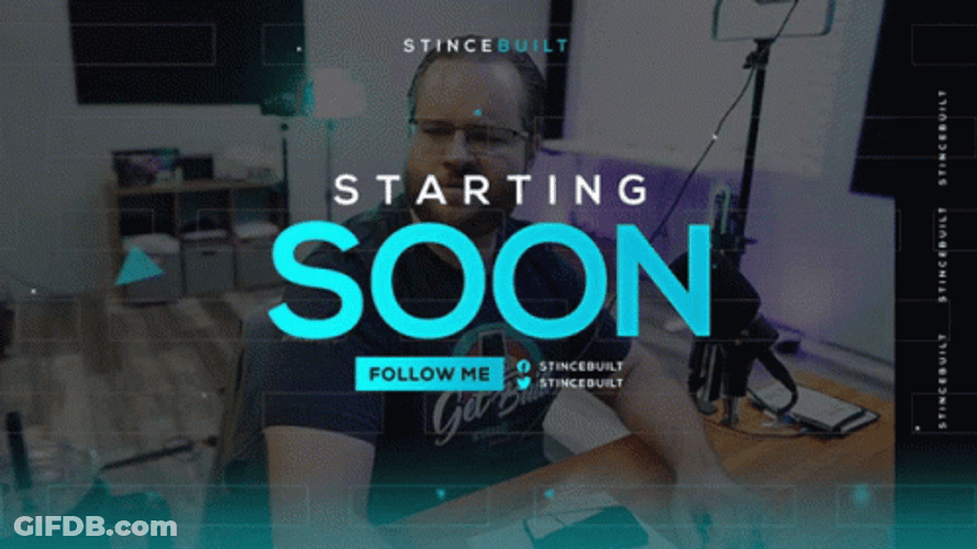 Starting Soon Smiling Man GIF