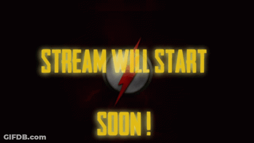 Starting Soon Stream Lightning Strike GIF