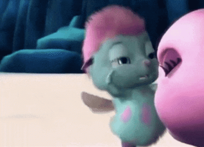 Startled Bibble Scared Flying Away GIF