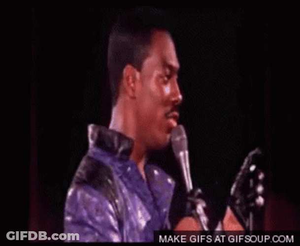 Startled Eddie Murphy Eyes Rolling GIF