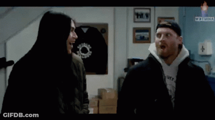 Startled Shoresy Shocked Reaction GIF