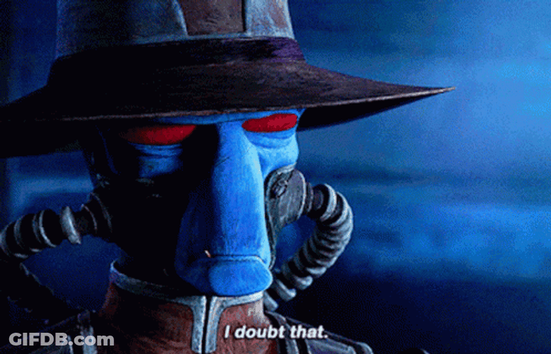 Starwars Bane I Doubt That GIF