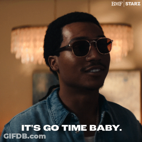Starz Cool Black Dude Its Go Time Baby GIF