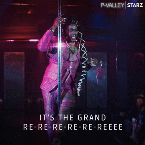 Starz P-Valley Grand Reeee Opening GIF