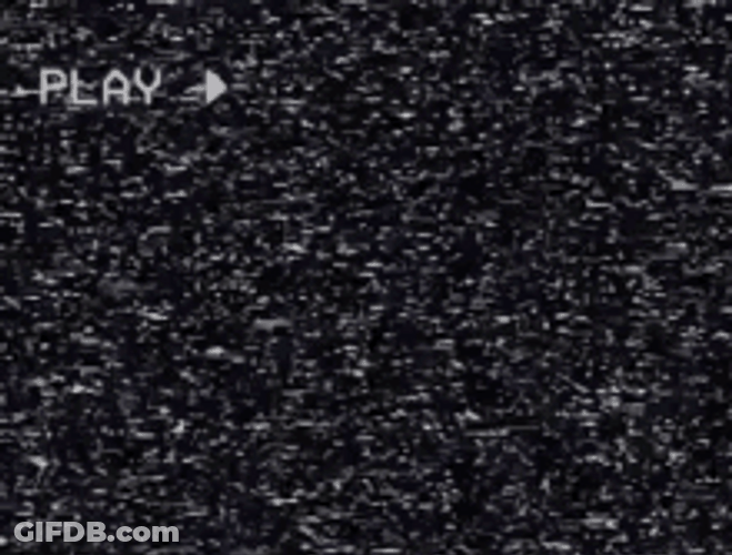 Static Glitch TV Play GIF