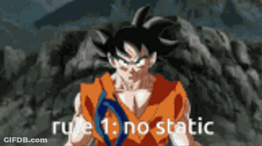Static Goku Super Saiyan GIF