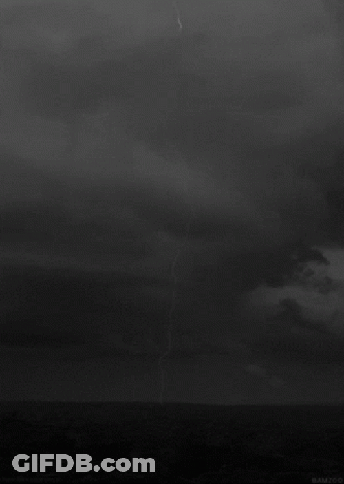 Static Storm Lightning Flash GIF