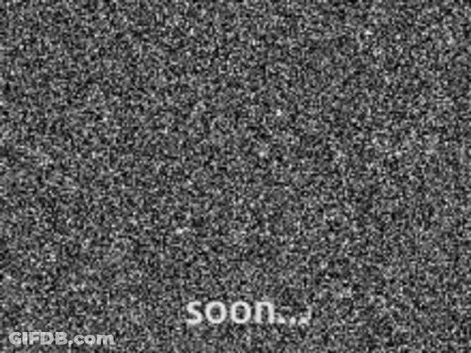 Static  TV Glitch Soon GIF