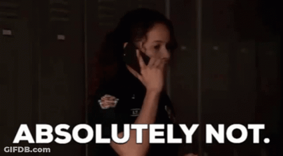 Station 19 Andy Herrera Calling Absolutely Not GIF