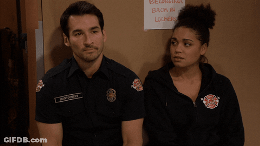 Station 19 Travis Montgomery And Victoria Hughes GIF