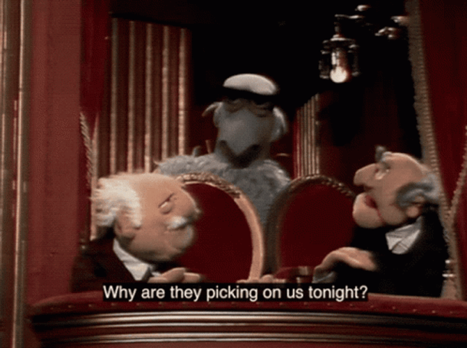 Statler And Waldorf Beaker Muppets GIF