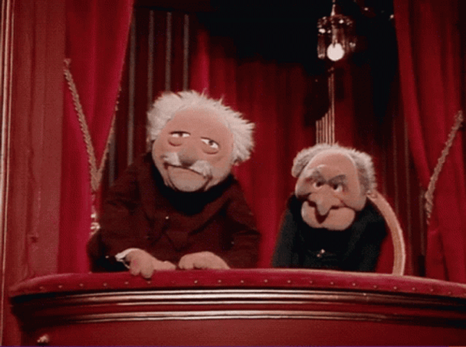 Statler And Waldorf Brought Book GIF