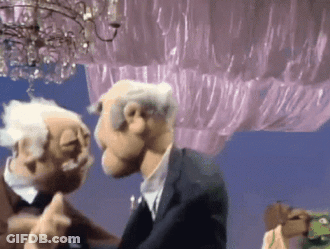 Statler And Waldorf Dancing GIF