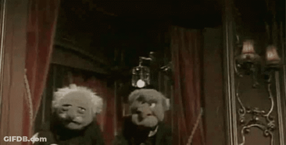Statler And Waldorf Introducing Medium Sketch GIF