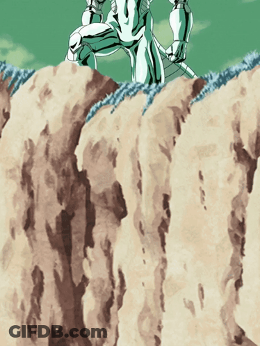 Statue Of A Man On Sandy Hill GIF