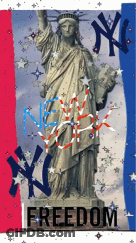 Statue Of Liberty Freedom Poster GIF
