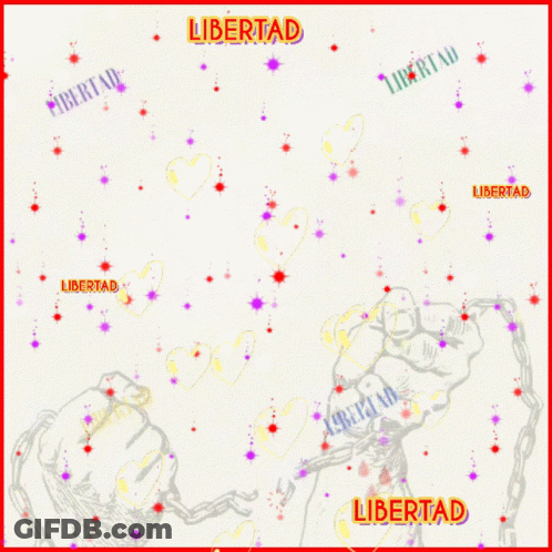Statue Of Liberty With Libertad GIF