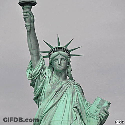 Statue Of Liberty With Pixiz GIF