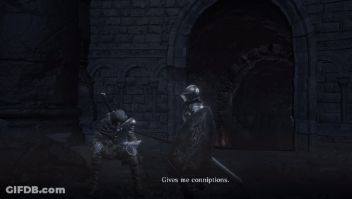 Statue Of Man Holding Hammer With Name Cayden In Green GIF