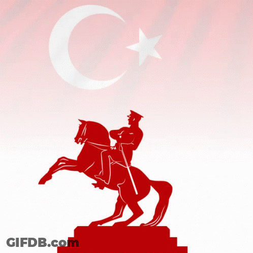 Statue Of Man On Horse Poster 19 Mayis GIF