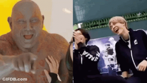 Statue Pointing At People Laughing GIF